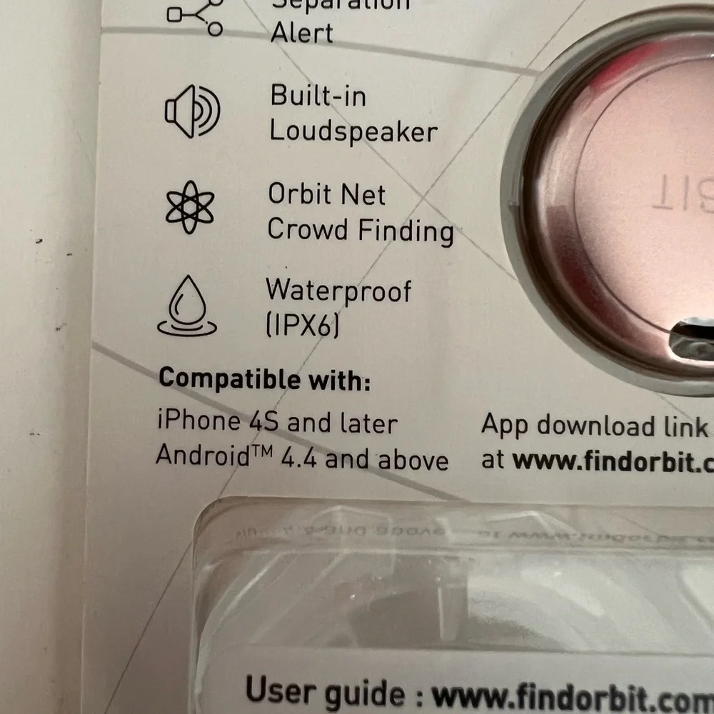 HButler Orbit Key Finder ROSE GOLD Brand New - UNIVERSAL - Picture 5 of 7